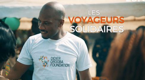 Les voyageurs solidaires avec Didier Drogba
