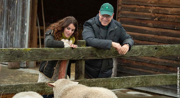 En Terre ferme avec SAS le Prince Albert II de Monaco
